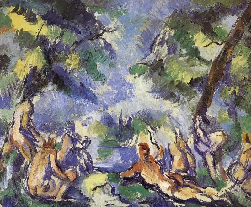 Paul Cezanne Bath nine women who